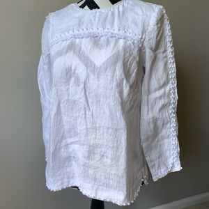 J. Crew white blouse
